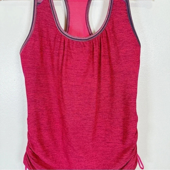 Athleta Royal  Pigeon Double Layer Racerback Tank Top - Picture 7 of 16